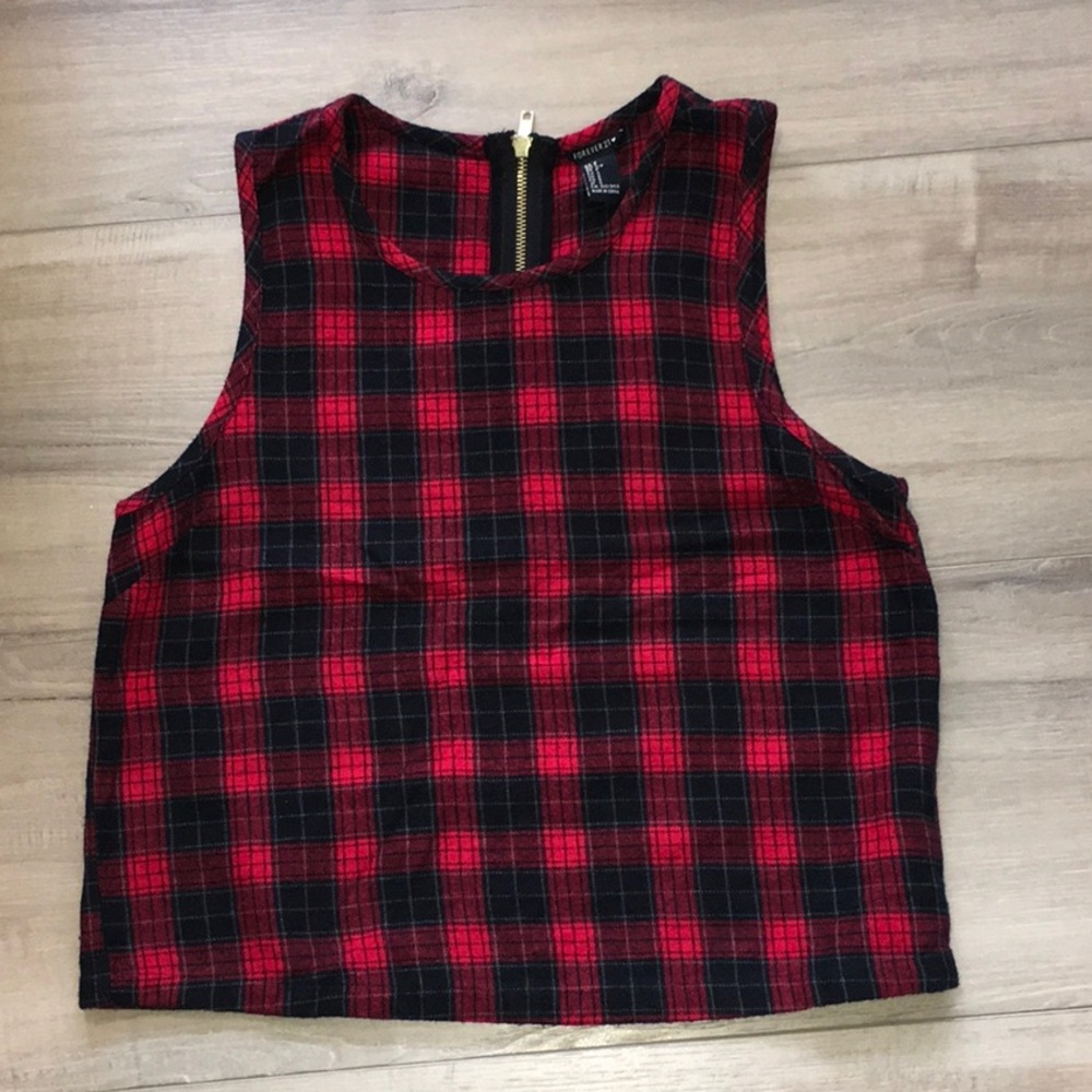 Forever 21 Back Zipper Vest Size S